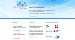Desktop Screenshot of liga-saar.de
