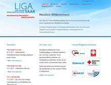 Tablet Screenshot of liga-saar.de